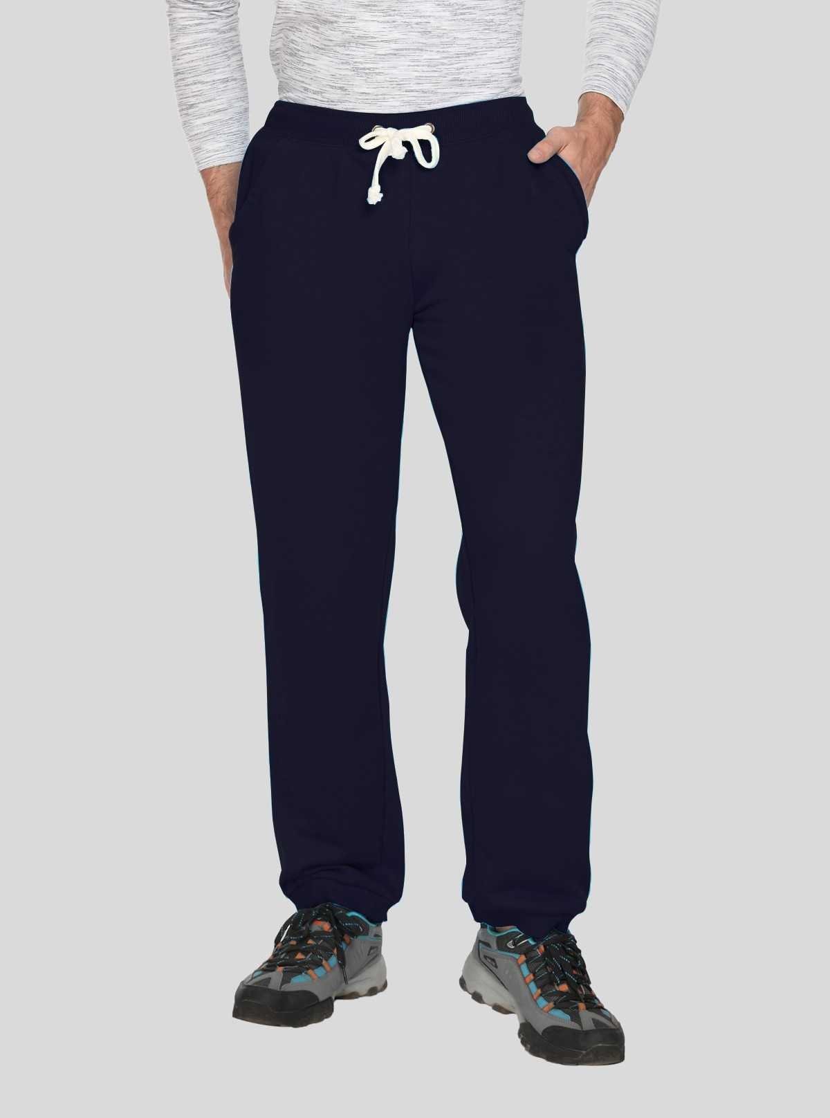 navy cuffed joggers