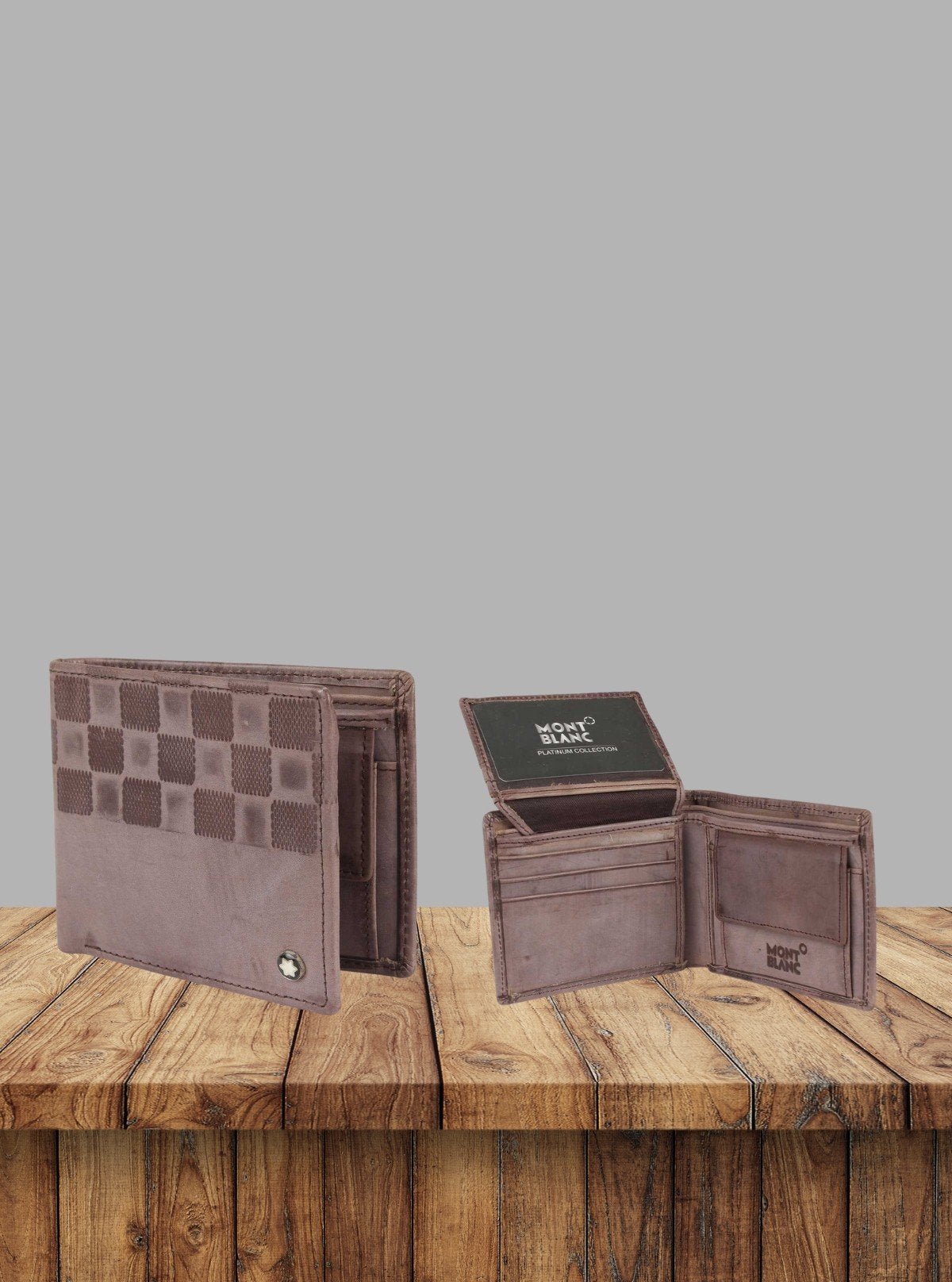 Grey Design Wallet - Boer and Fitch