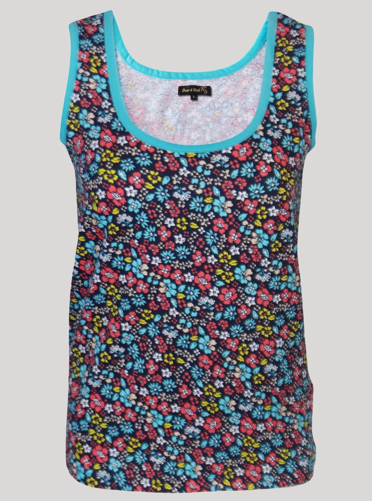 Women’s Multi - Colour Floral Sleeveless Top – Stylish & Comfortable | Boer & Fitch - Boer and Fitch