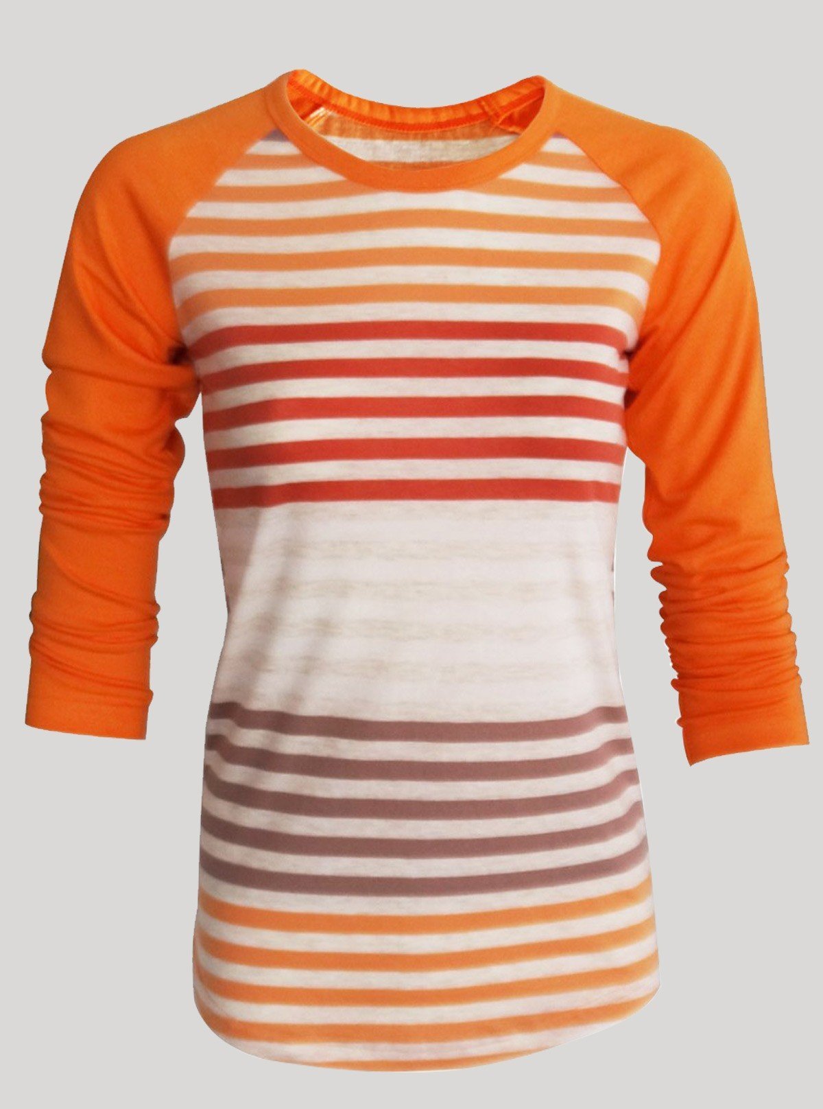 Women’s Orange Striped Top – Vibrant & Stylish | Boer & Fitch - Boer and Fitch