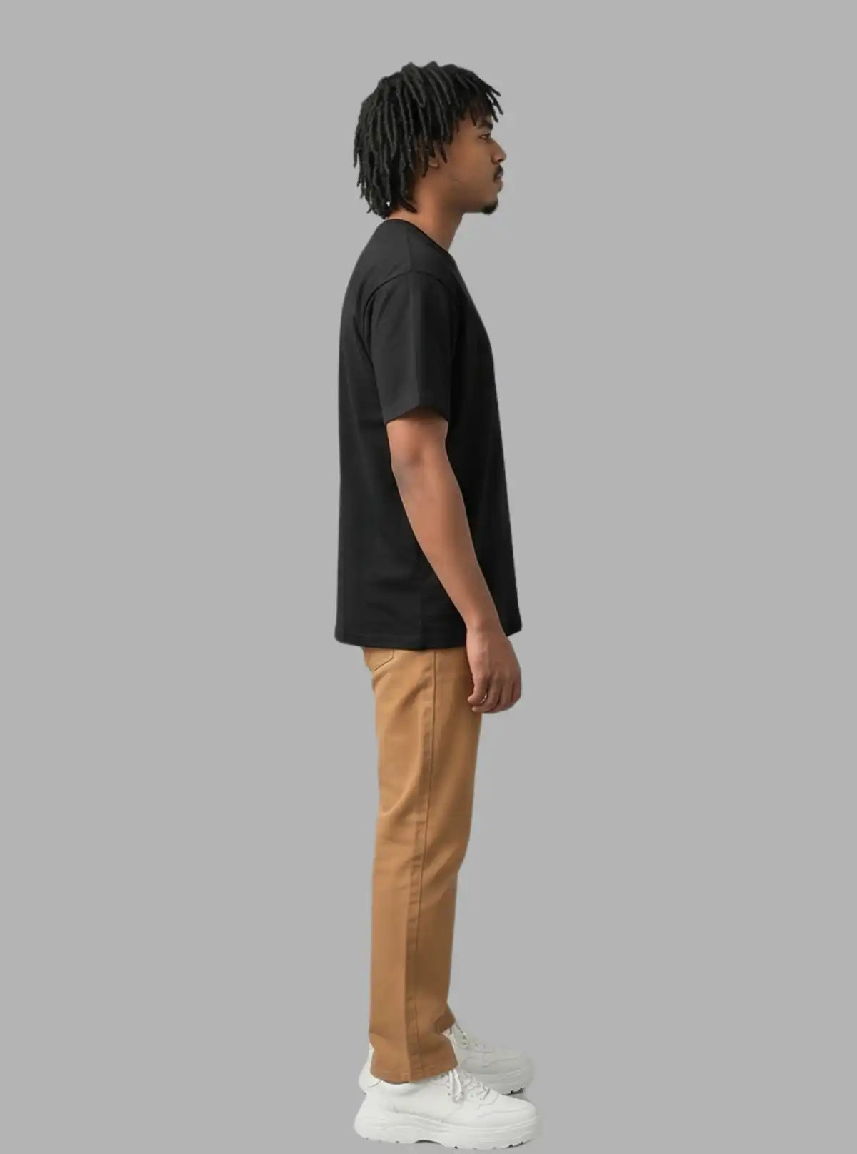 Boer and Fitch Men's Black Regular Fit Cotton T-Shirt | Essential Streetwear Crew