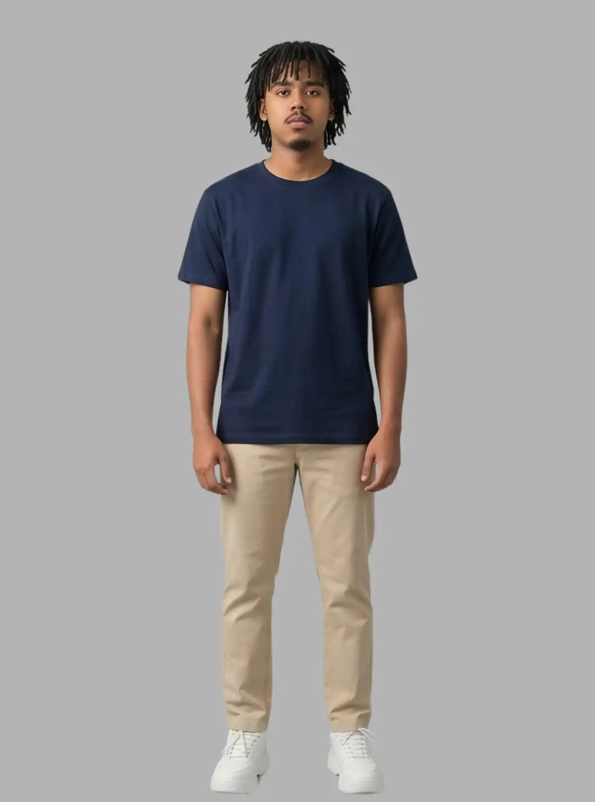 Boer and Fitch Men's Navy Iron Man Printed Cotton T-Shirt | Graphic Regular Fit Tee