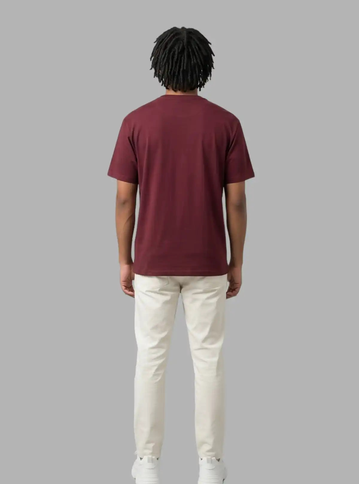 Boer and Fitch Men's Maroon Cool Popeye Printed Cotton T-Shirt | Graphic Regular Fit Tee