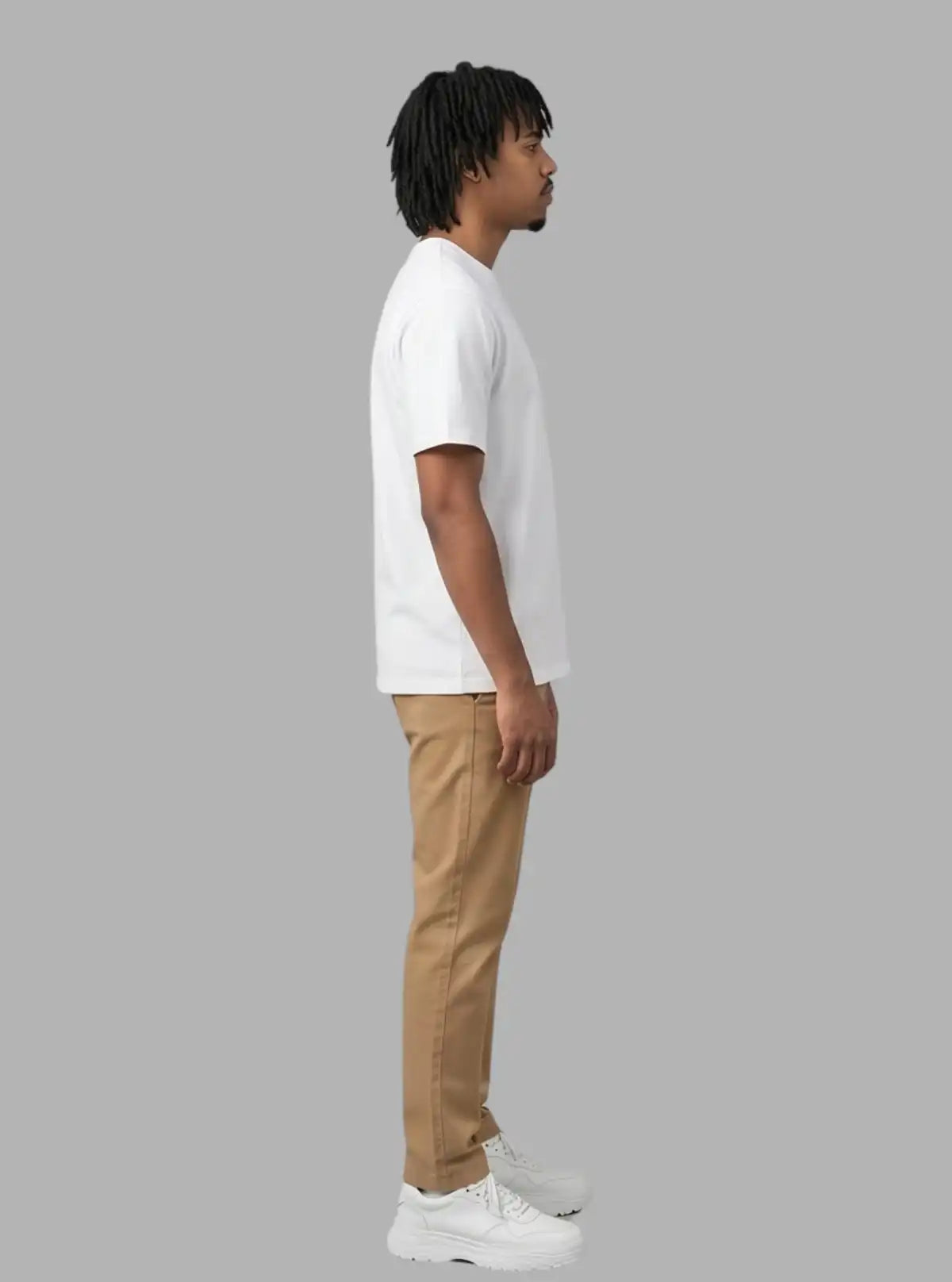 Boer and Fitch Men's White Regular Fit Cotton T-Shirt | Essential Crew Neck Tee