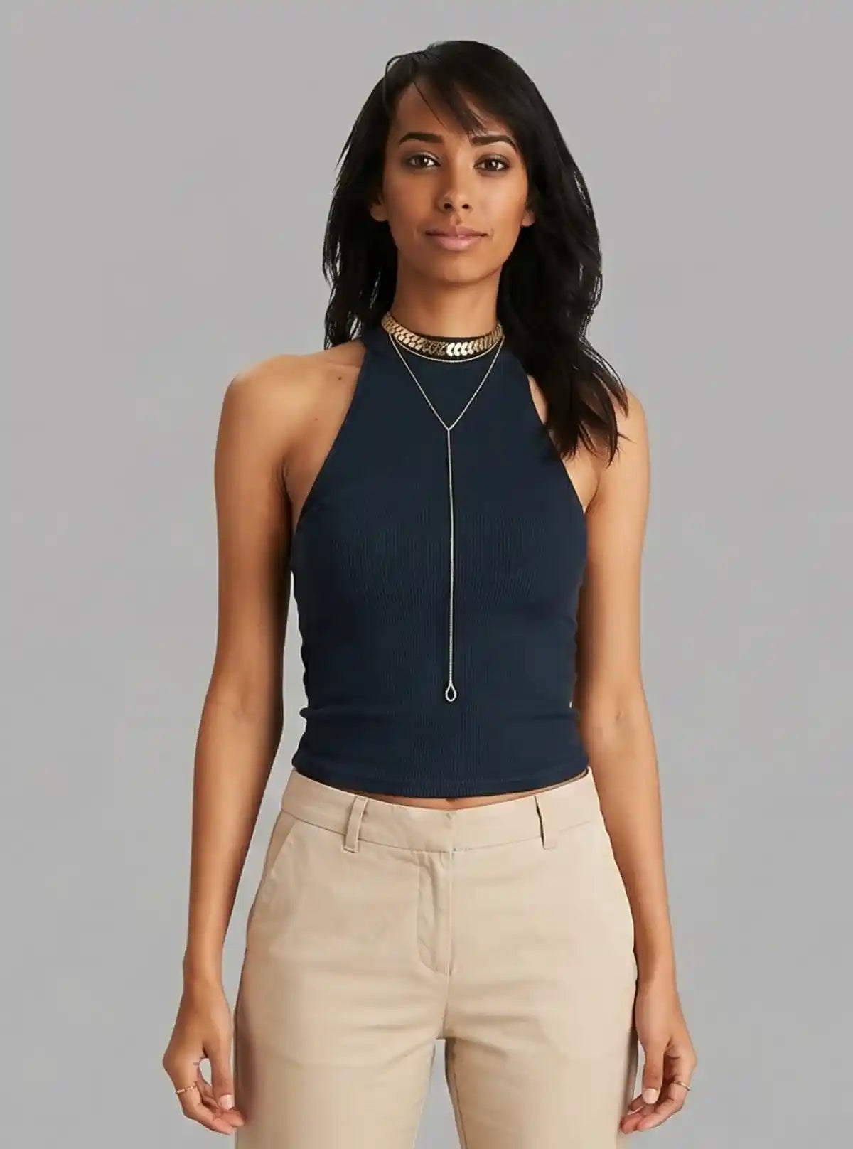Women's Blue Tie and Dye Durby Top – Boho Chic Style in Every Stitch