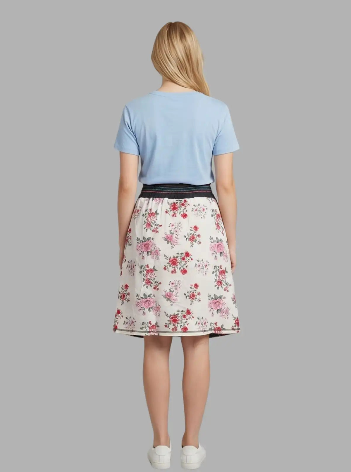 Women’s Cut & Sew Floral Print Skirt – Chic & Stylish | Boer & Fitch