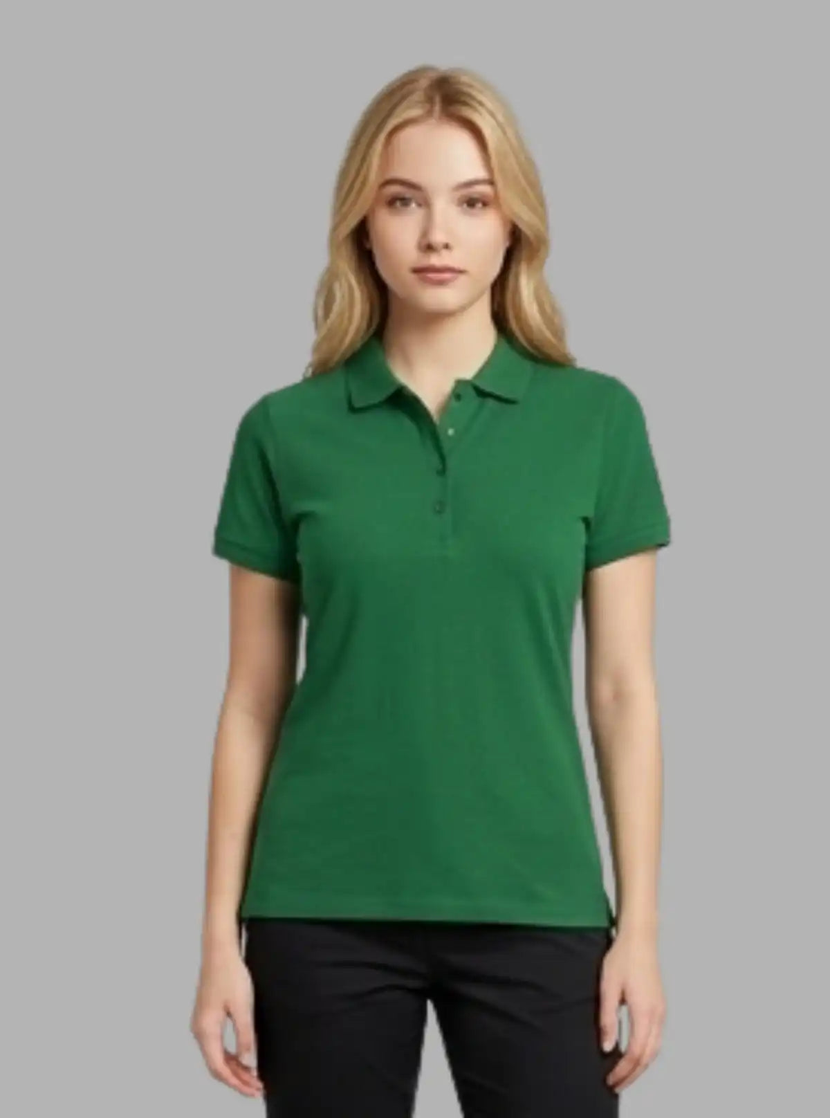 Women’s Bottle Green Polo T-Shirt – Stylish & Comfortable | Boer & Fitch