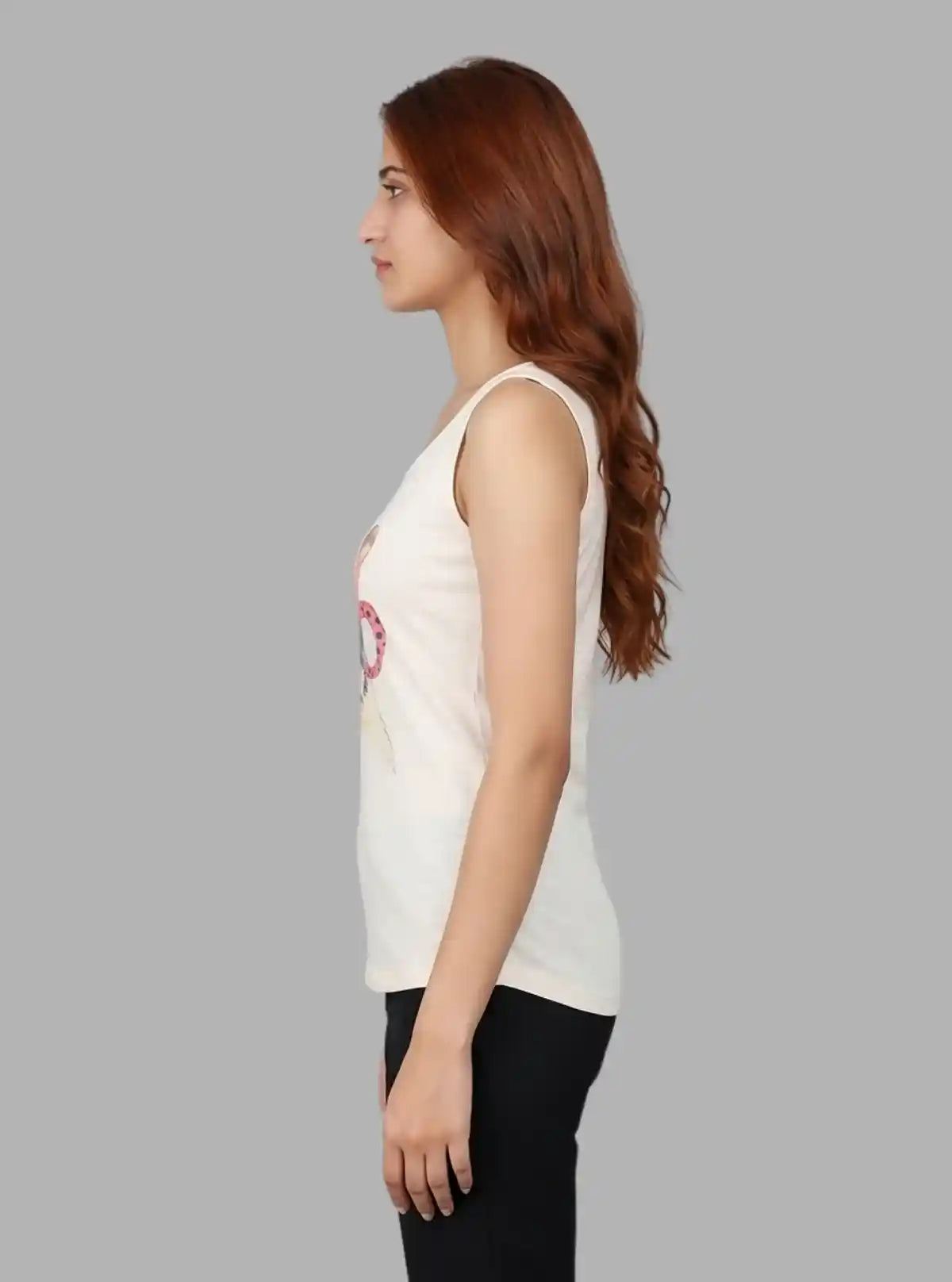 Women’s Sandal Melange Rabbit Print Top – Stylish Casual Wear by Boer and Fitch