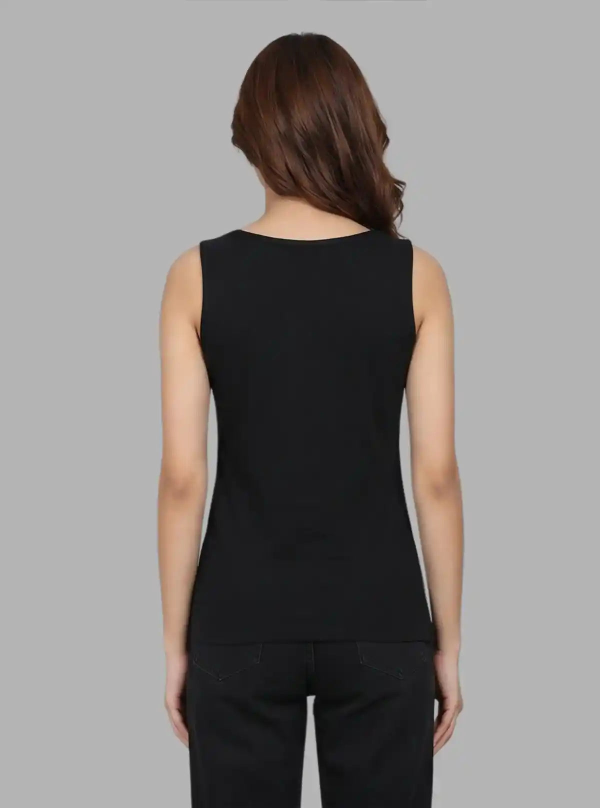 Women’s White Heart Printed Sleeveless Top – Boer and Fitch