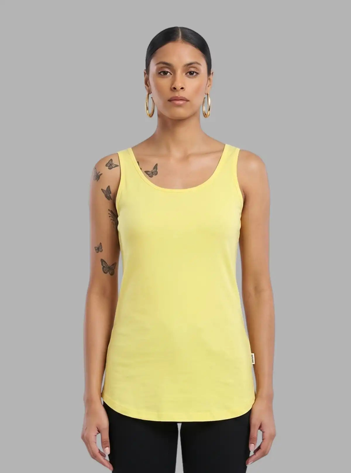 Women’s Yellow Sleeveless Stretch Top – Comfortable & Stylish | Boer & Fitch