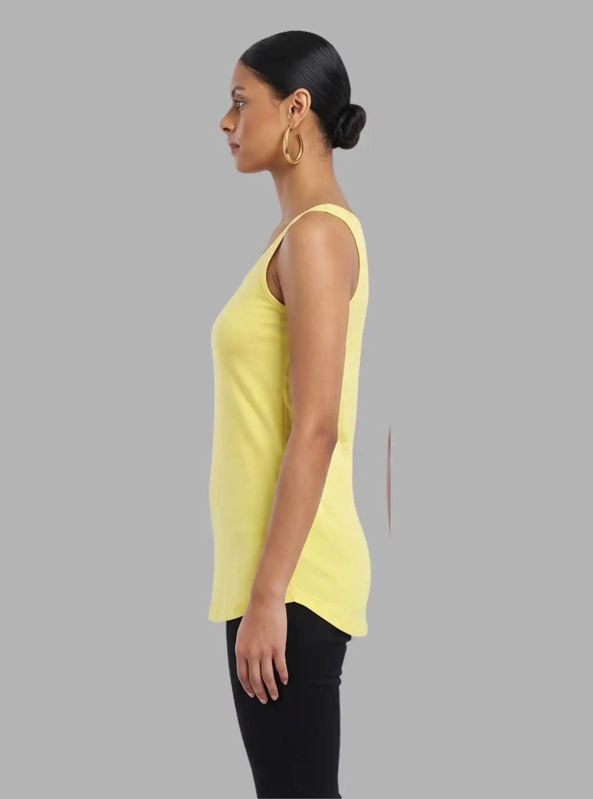 Women’s Yellow Sleeveless Stretch Top – Comfortable & Stylish | Boer & Fitch