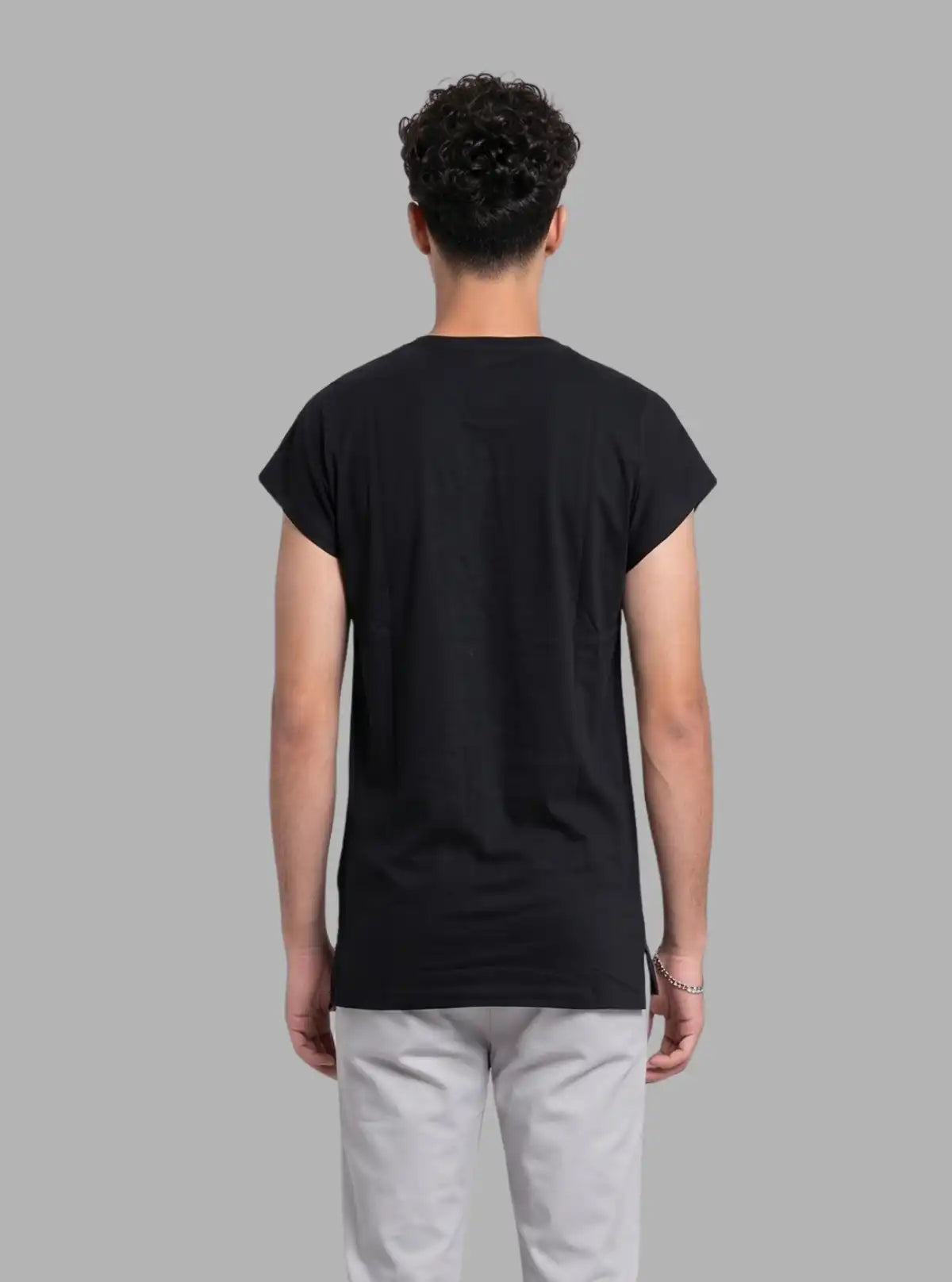 Men’s Black Cap Sleeve T-Shirt – Stylish & Comfortable | Boer & Fitch