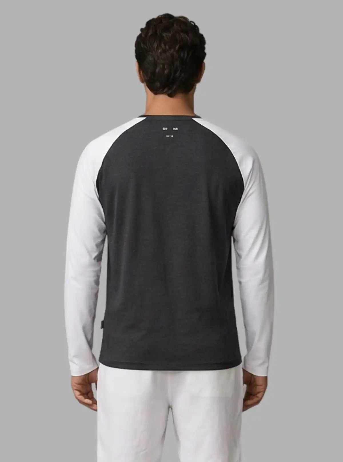 Boer and Fitch Grey Raglan Cotton T-Shirt for Men Casual Wear