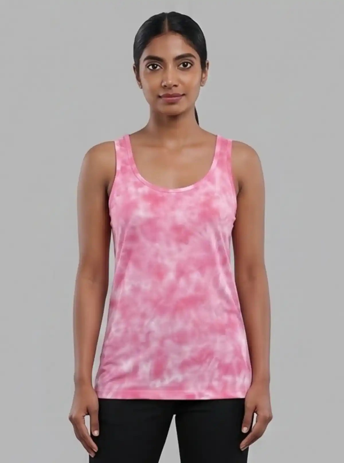 Women’s Sleeveless Pink Tie and Dye Top – Boer and Fitch