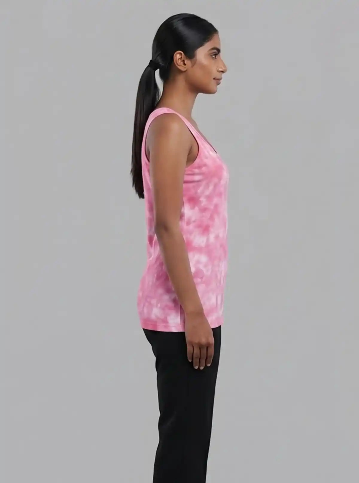 Women’s Sleeveless Pink Tie and Dye Top – Boer and Fitch