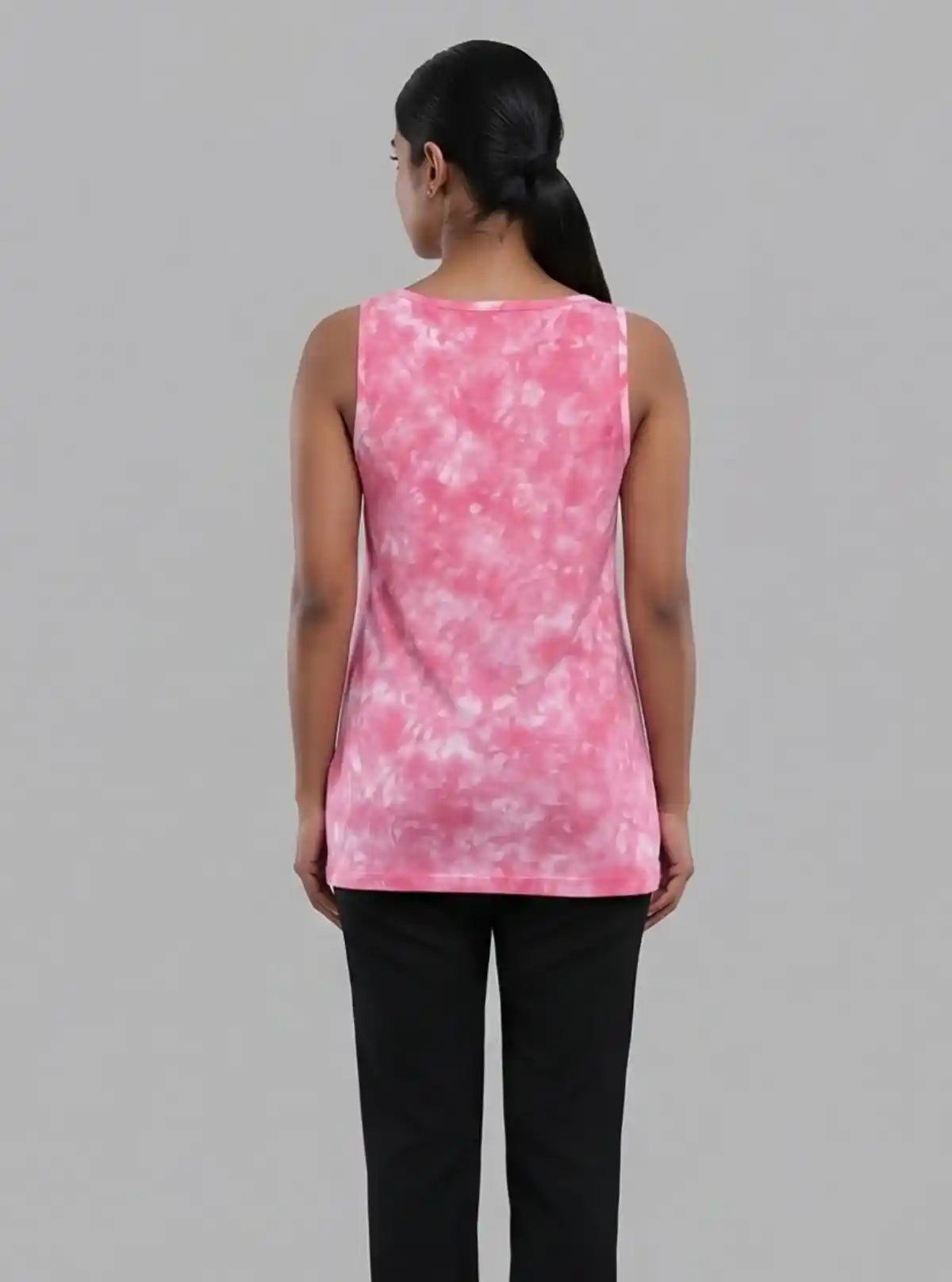 Women’s Sleeveless Pink Tie and Dye Top – Boer and Fitch