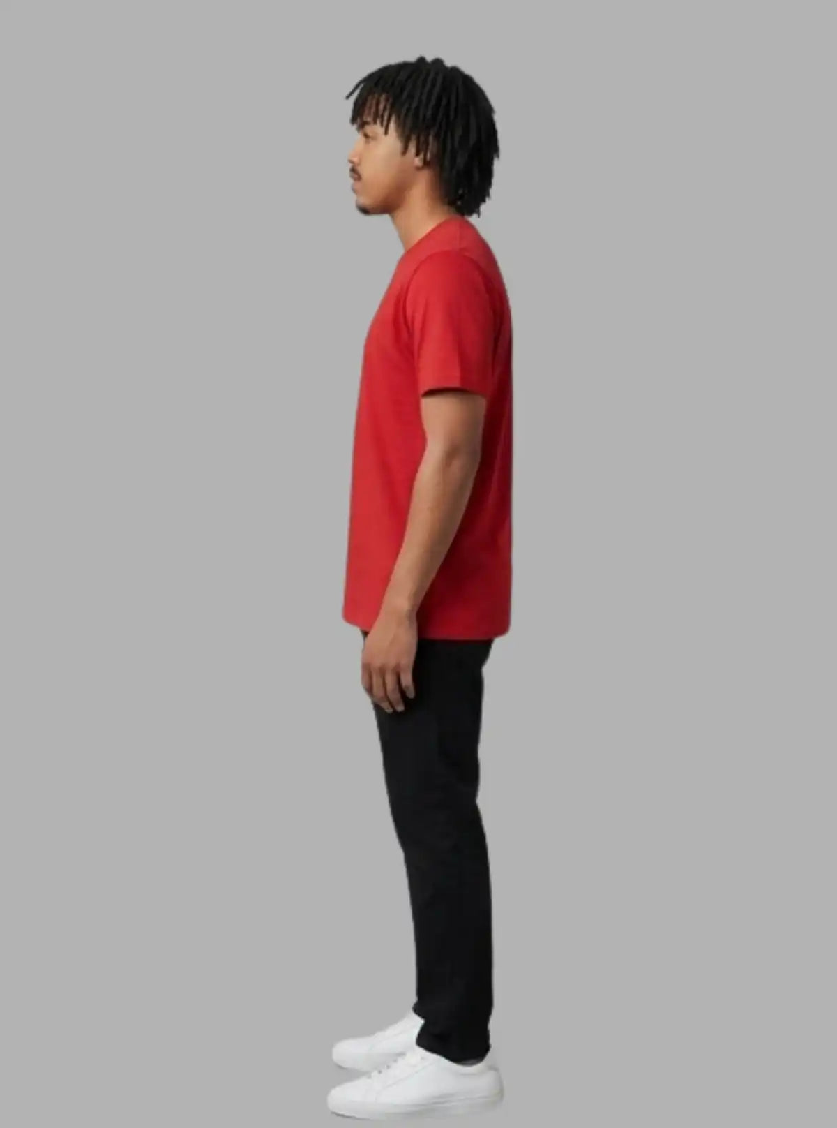 Boer and Fitch Men's Red Regular Fit Cotton T-Shirt | Essential Crew Neck Tee