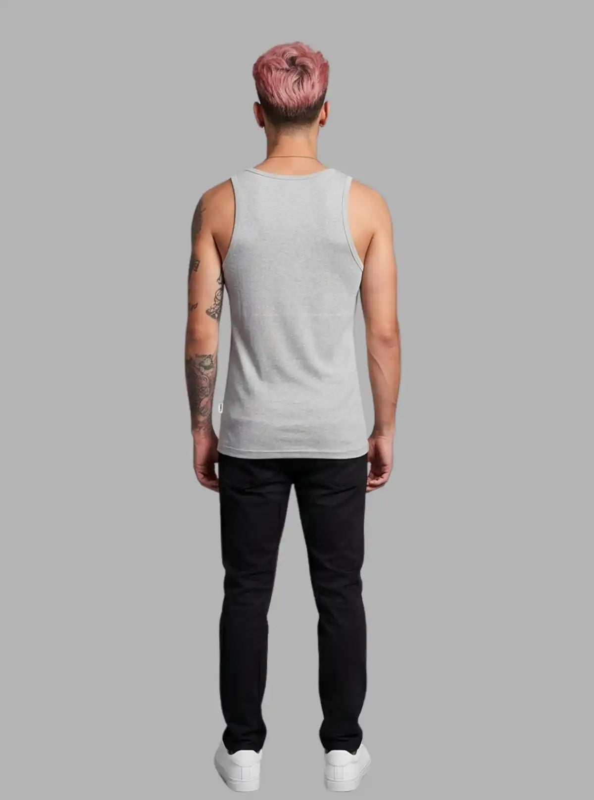 Men’s Cut & Sew Black Vest – Stylish & Comfortable | Boer & Fitch