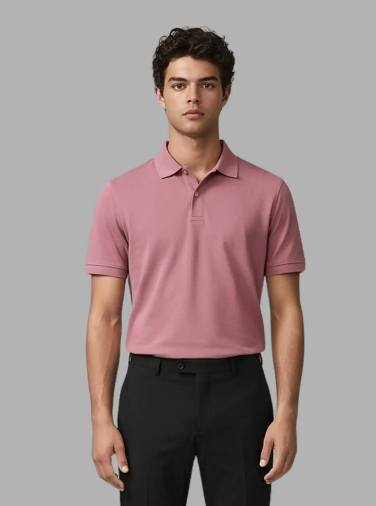 Boer & Fitch Men’s Coral Cotton Piqué Polo T-Shirt