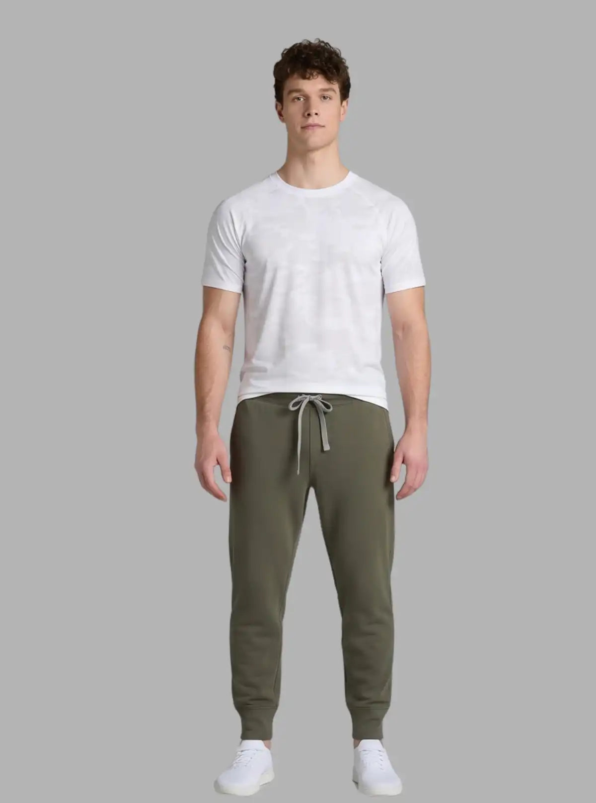Men’s Grey Cuffed Joggers – Smart Fit, Ultimate Comfort & Style