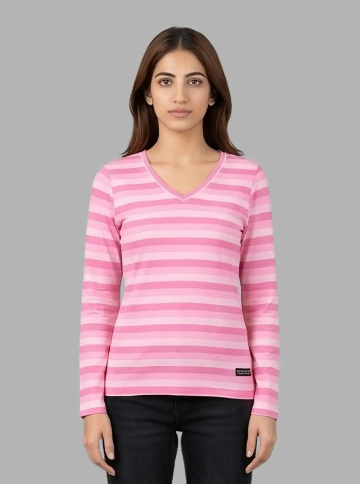 Women’s Pink Striped Top – Trendy & Comfortable | Boer & Fitch