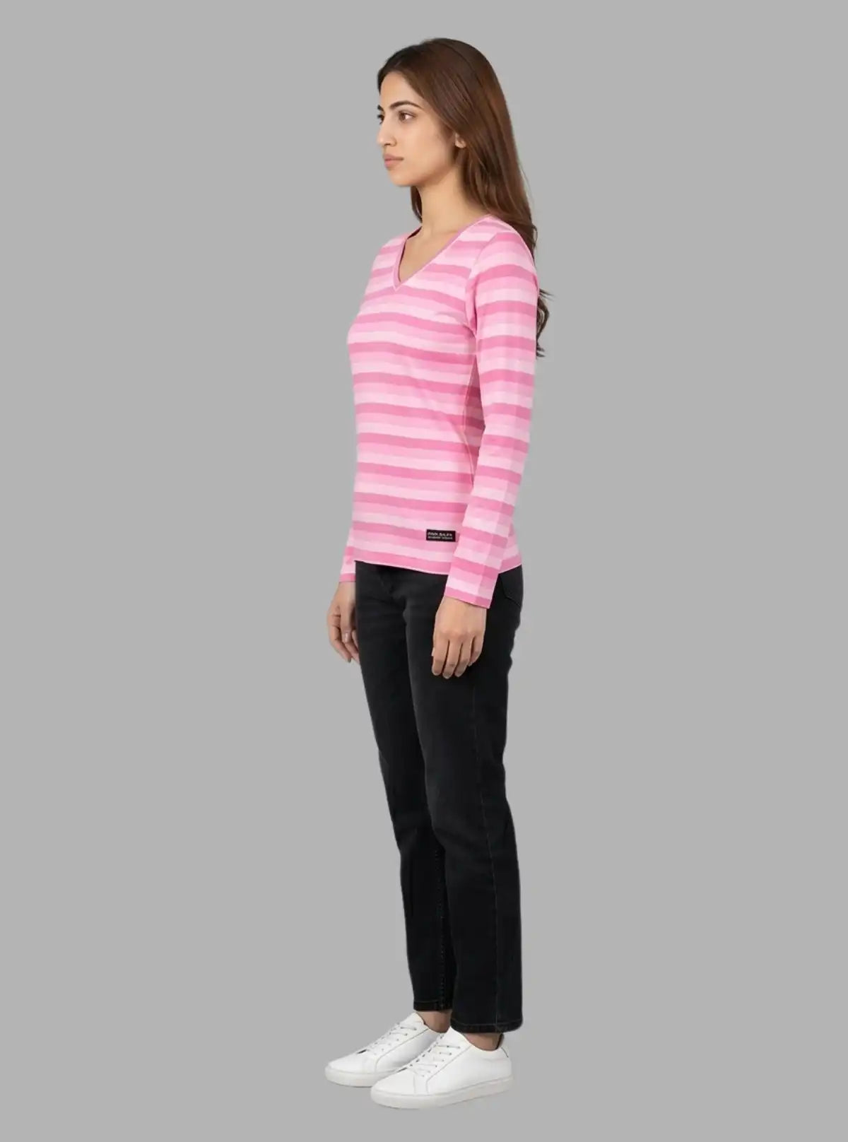 Women’s Pink Striped Top – Trendy & Comfortable | Boer & Fitch
