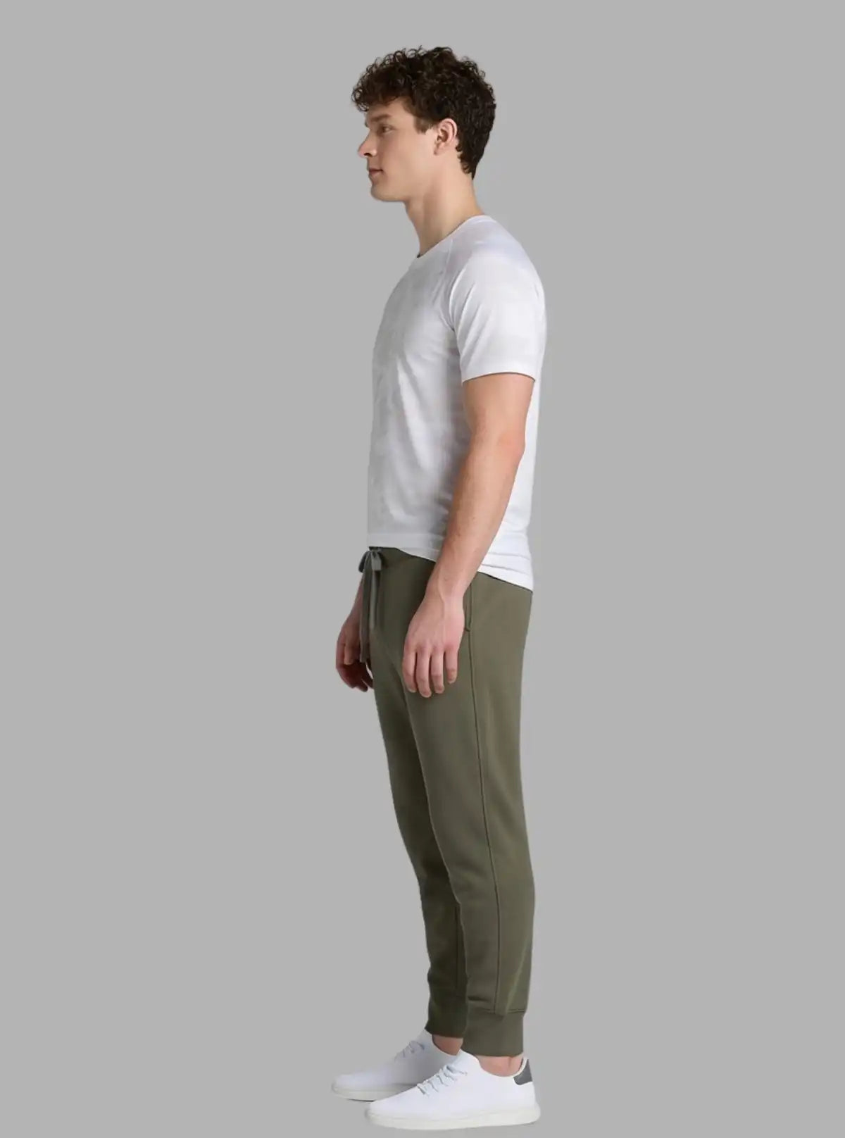 Men’s Grey Cuffed Joggers – Smart Fit, Ultimate Comfort & Style
