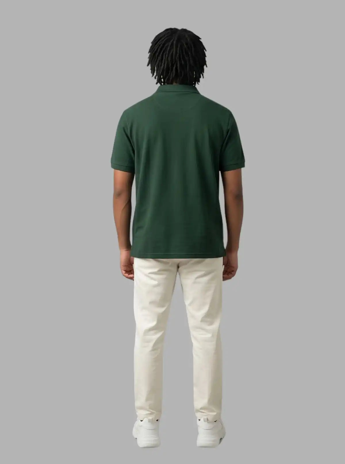 Boer and Fitch Essential Bottle Green Polo Shirt for Men | 100% Cotton Pique