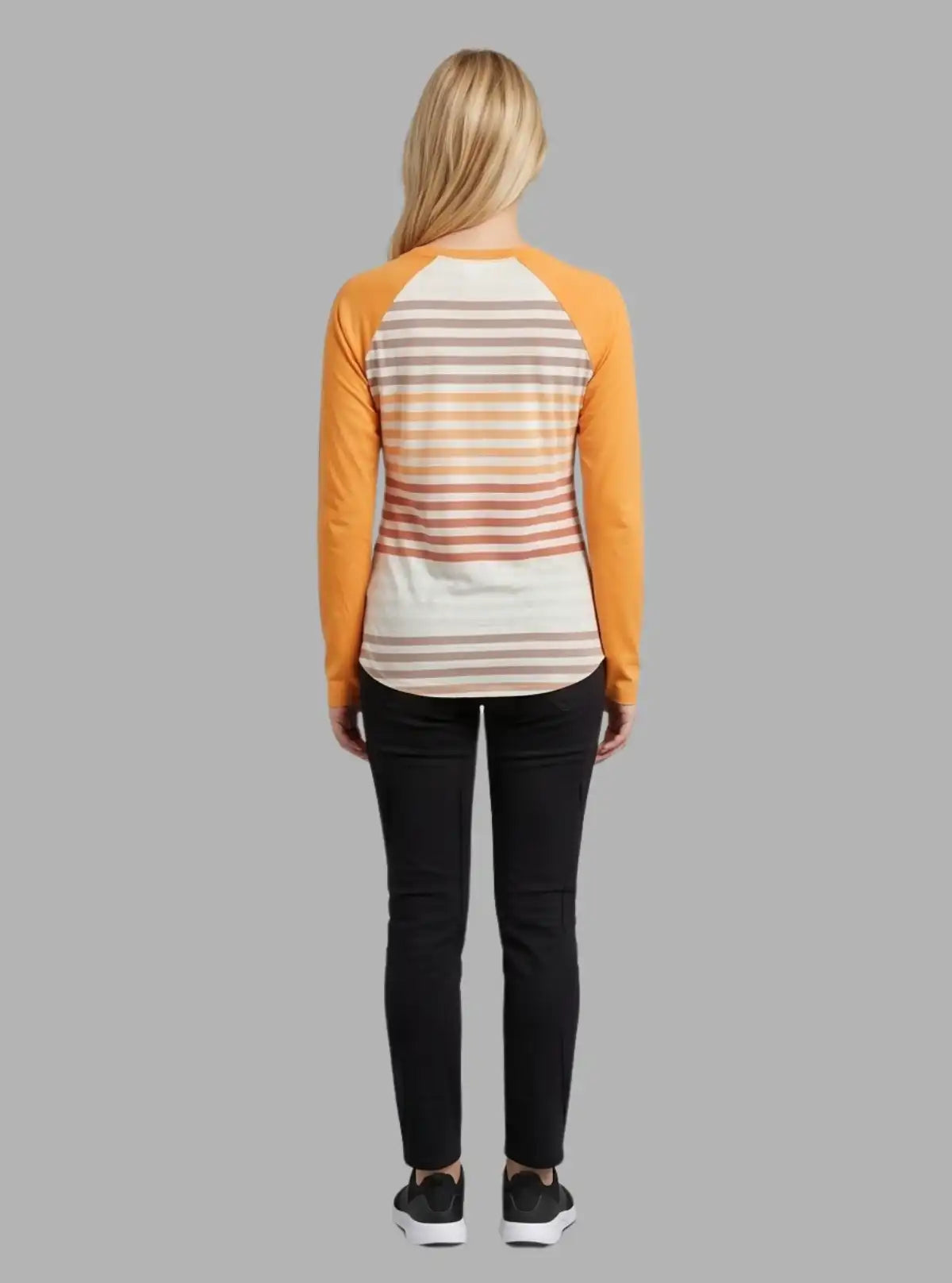 Women’s Orange Striped Top – Vibrant & Stylish | Boer & Fitch