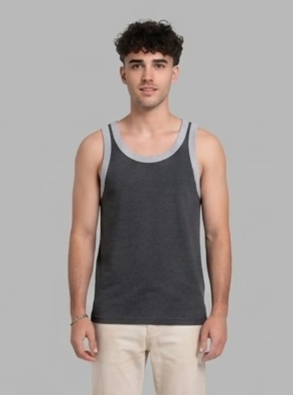 Charcoal Rib Vest for Men – Boer and Fitch