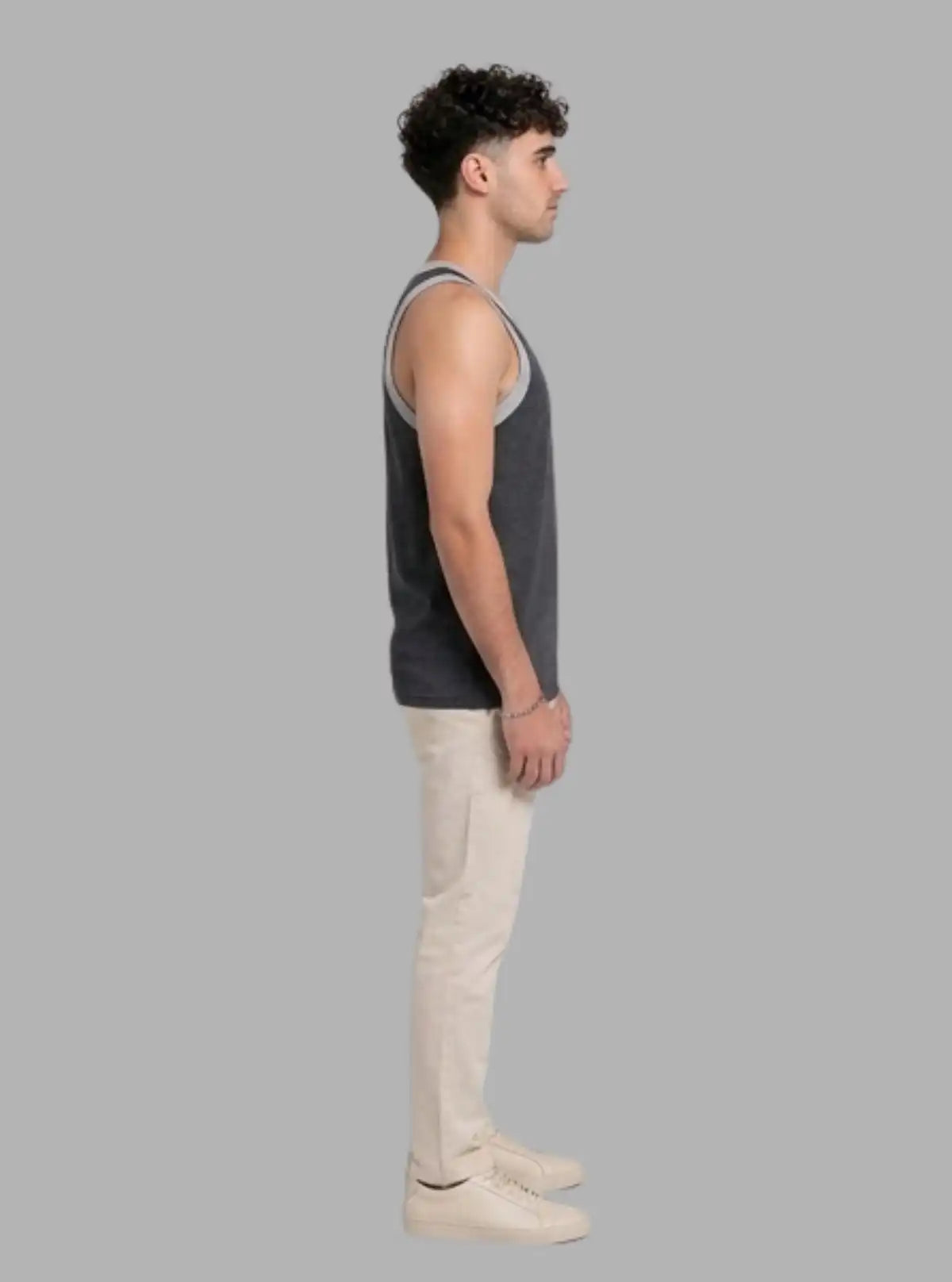 Charcoal Rib Vest for Men – Boer and Fitch