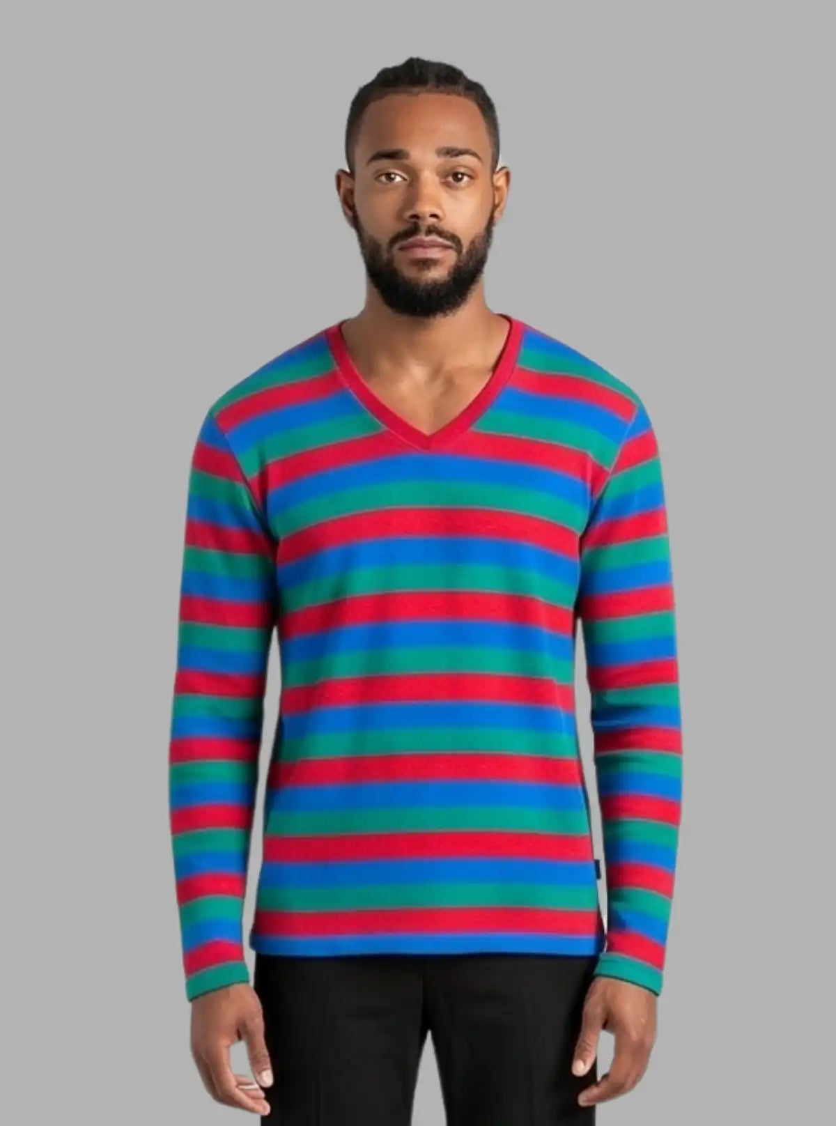 Men’s Multi-Color Pullover T-Shirt – Casual & Trendy | Boer & Fitch