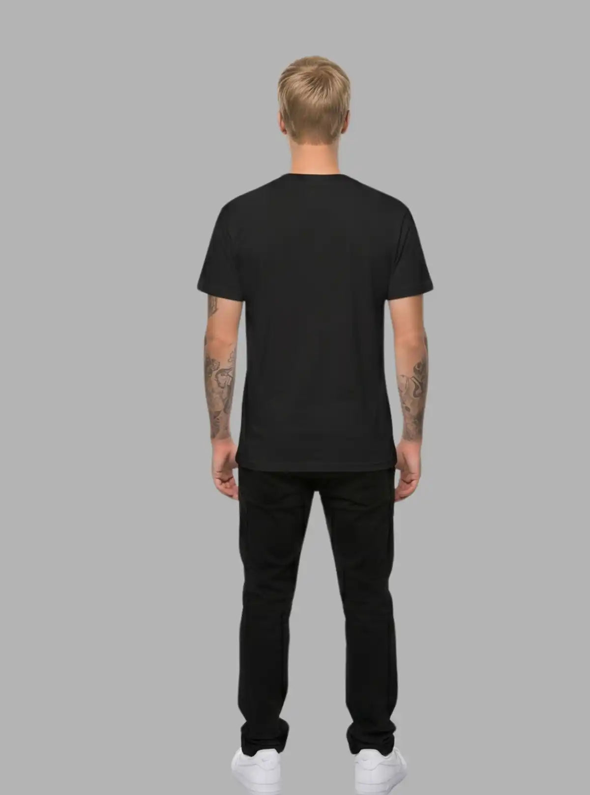 Ecru Melange Deer Print T-Shirt for Men – Boer and Fitch