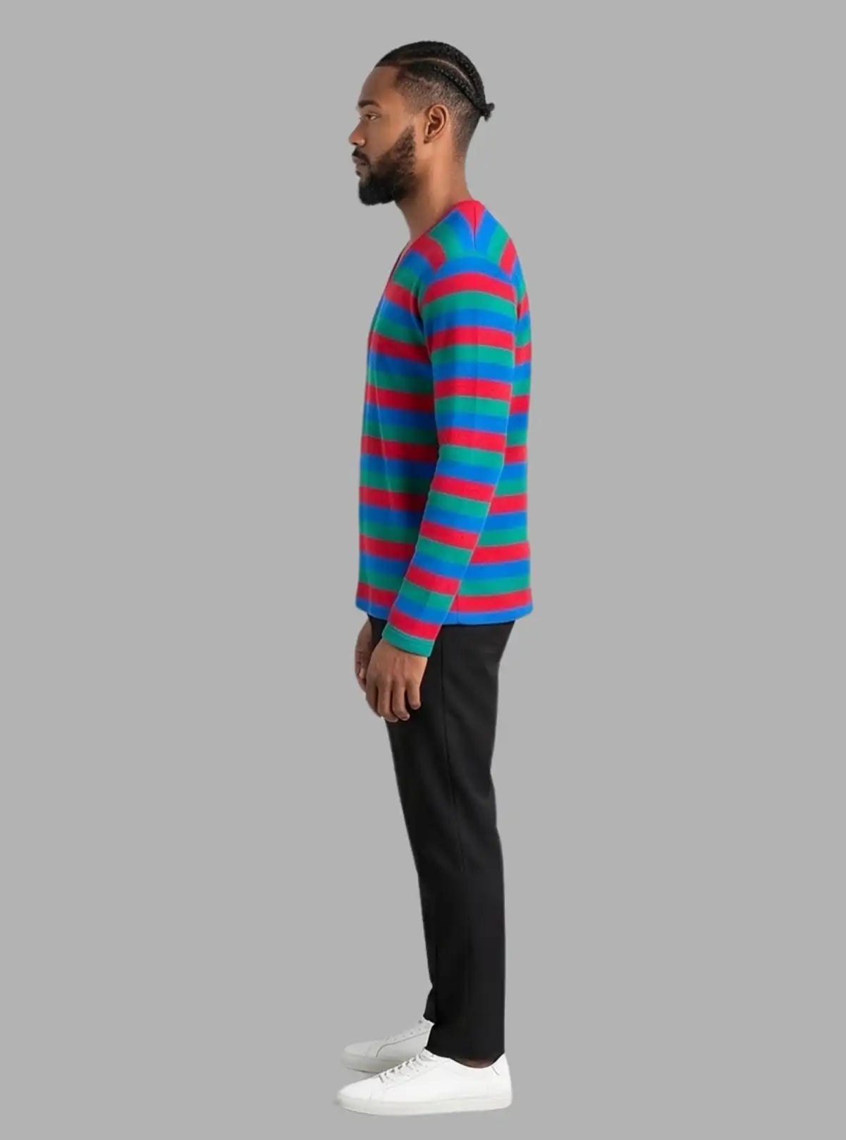 Men’s Multi-Color Pullover T-Shirt – Casual & Trendy | Boer & Fitch
