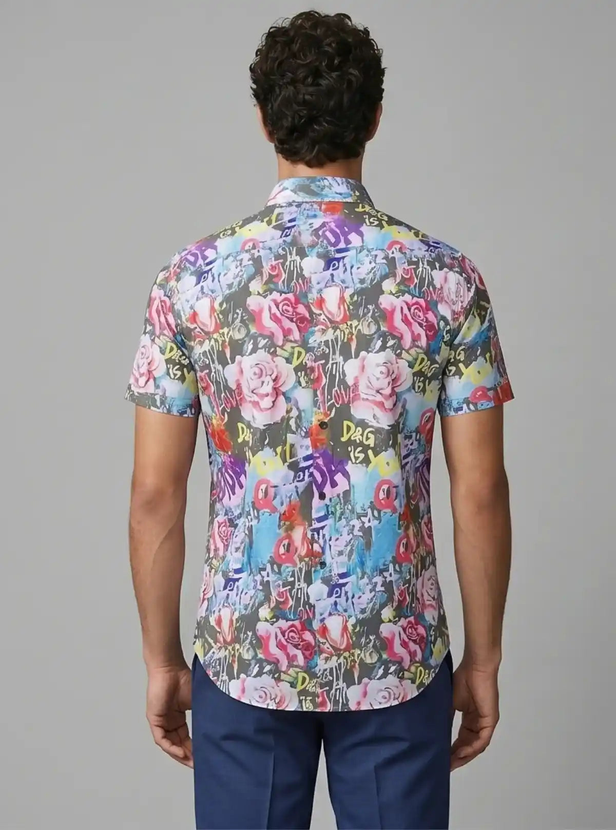 Men's Creepy AOP Printed Poly Shirt – Bold & Edgy Statement Wear by Boer and Fitch