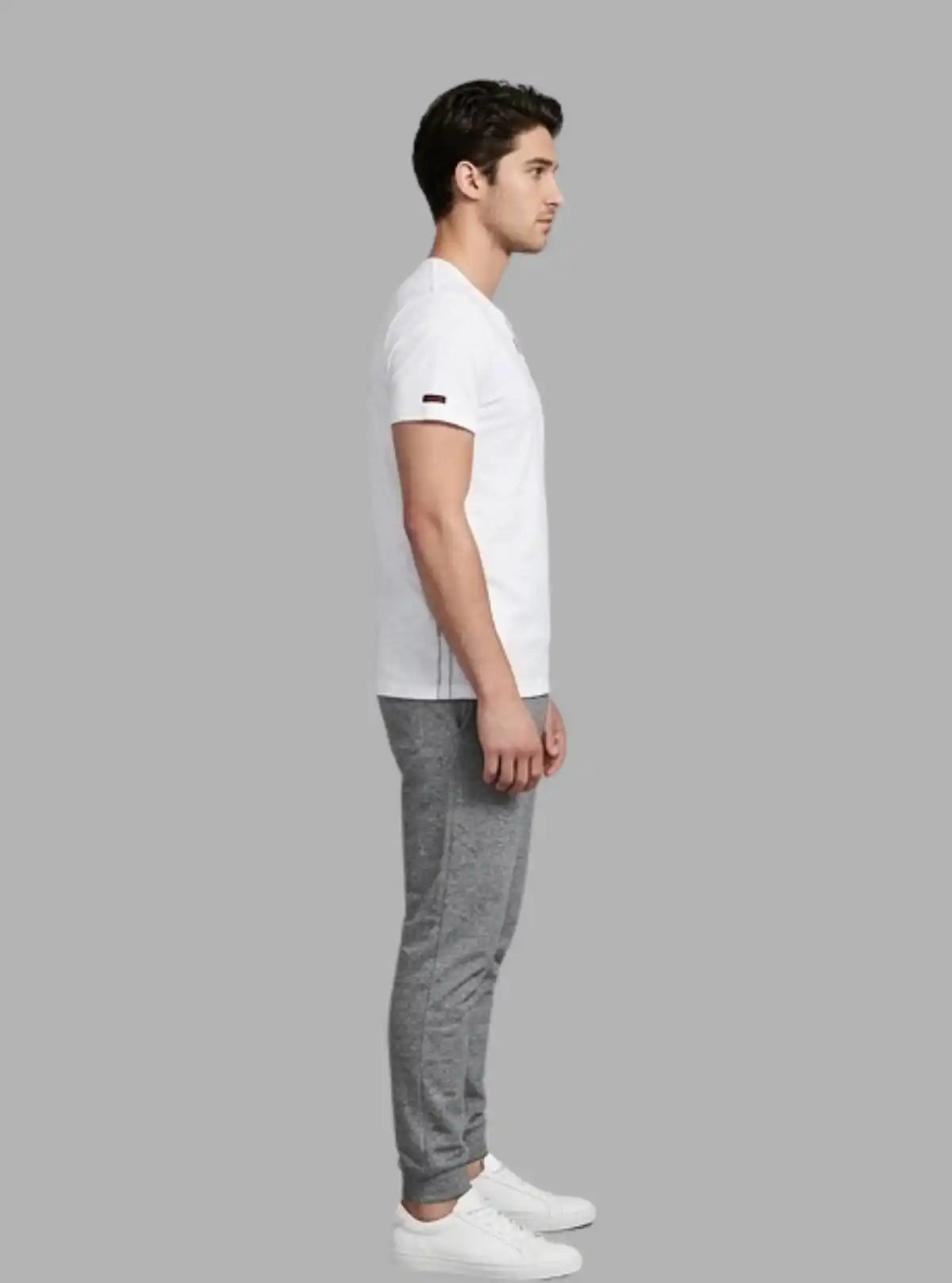 Men’s White Slub Jersey Henley T-Shirt – Stylish & Comfortable | Boer & Fitch