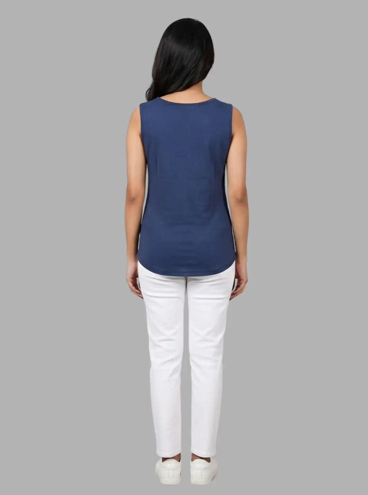 Women’s Ink Spread Designer Print Sleeveless Top – Trendy & Comfortable | Boer & Fitch