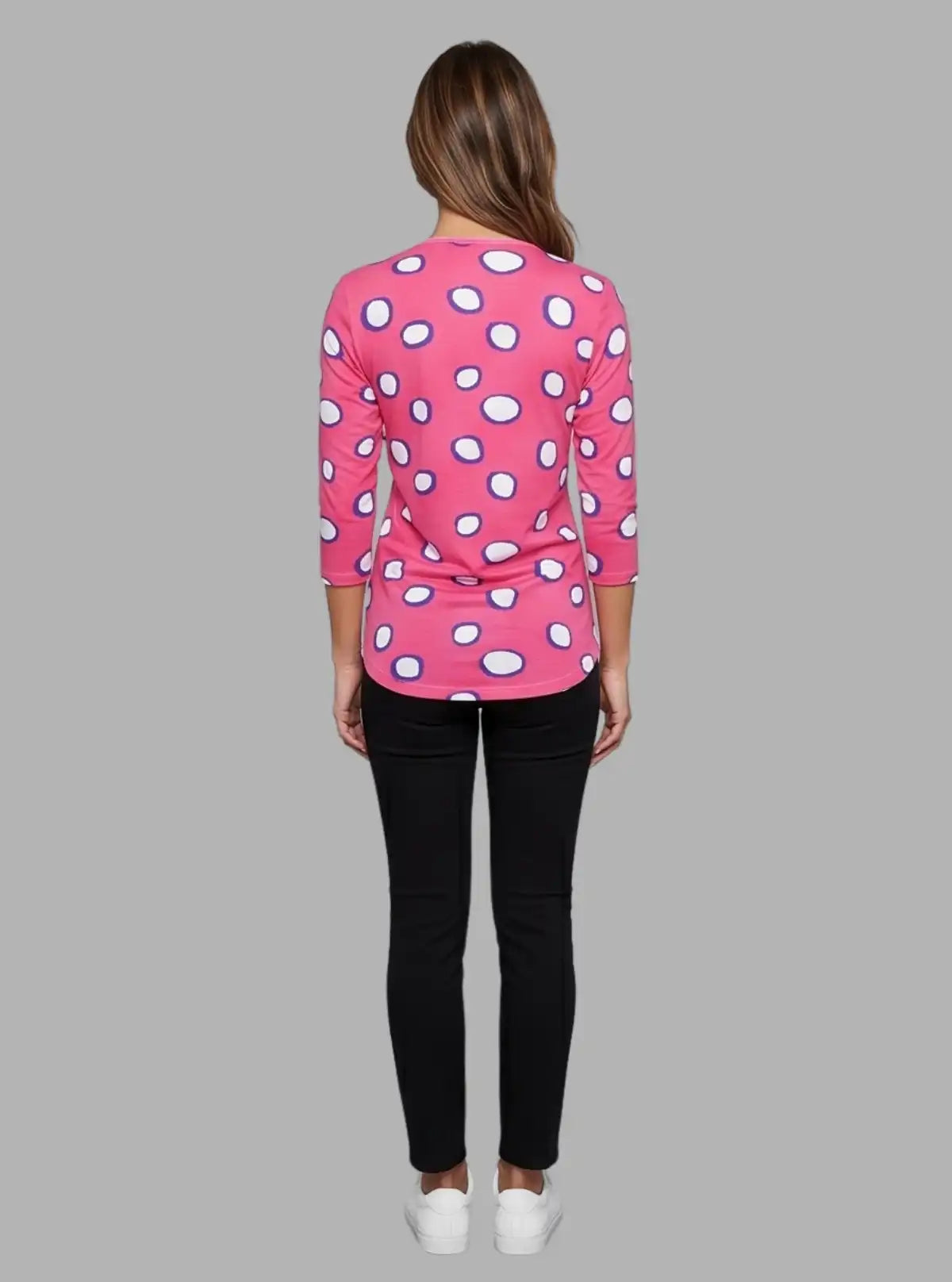 Women’s Pink Bubble Dotted Top – Fun & Stylish | Boer & Fitch