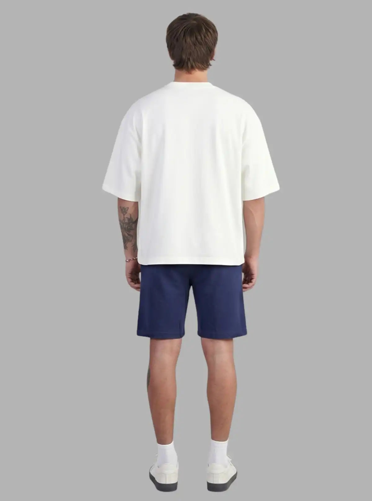 Royal Blue Jersey Shorts for Men – Casual Cotton Shorts by Boer and Fitch