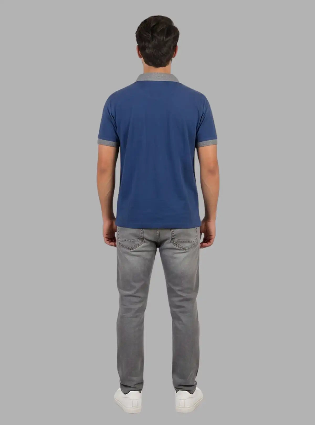 Blue Buttoned Polo T-Shirt for Men – Boer and Fitch