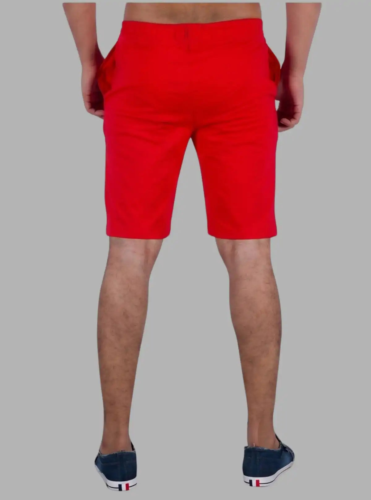 Red Jersey Shorts for Men – Casual Cotton Shorts by Boer and Fitch