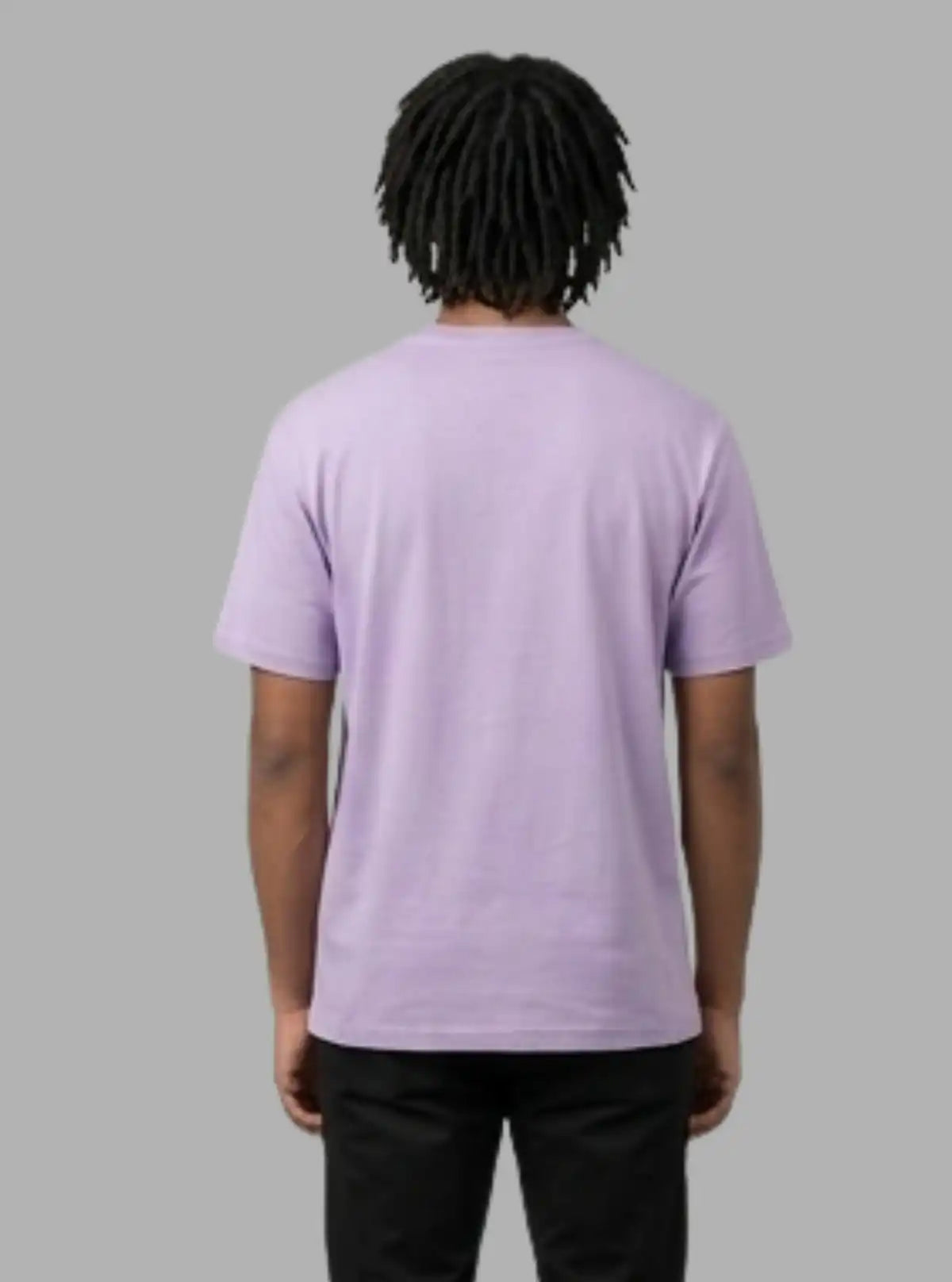 Boer and Fitch Men's Lavender Regular Fit Cotton T-Shirt | Essential Crew Neck