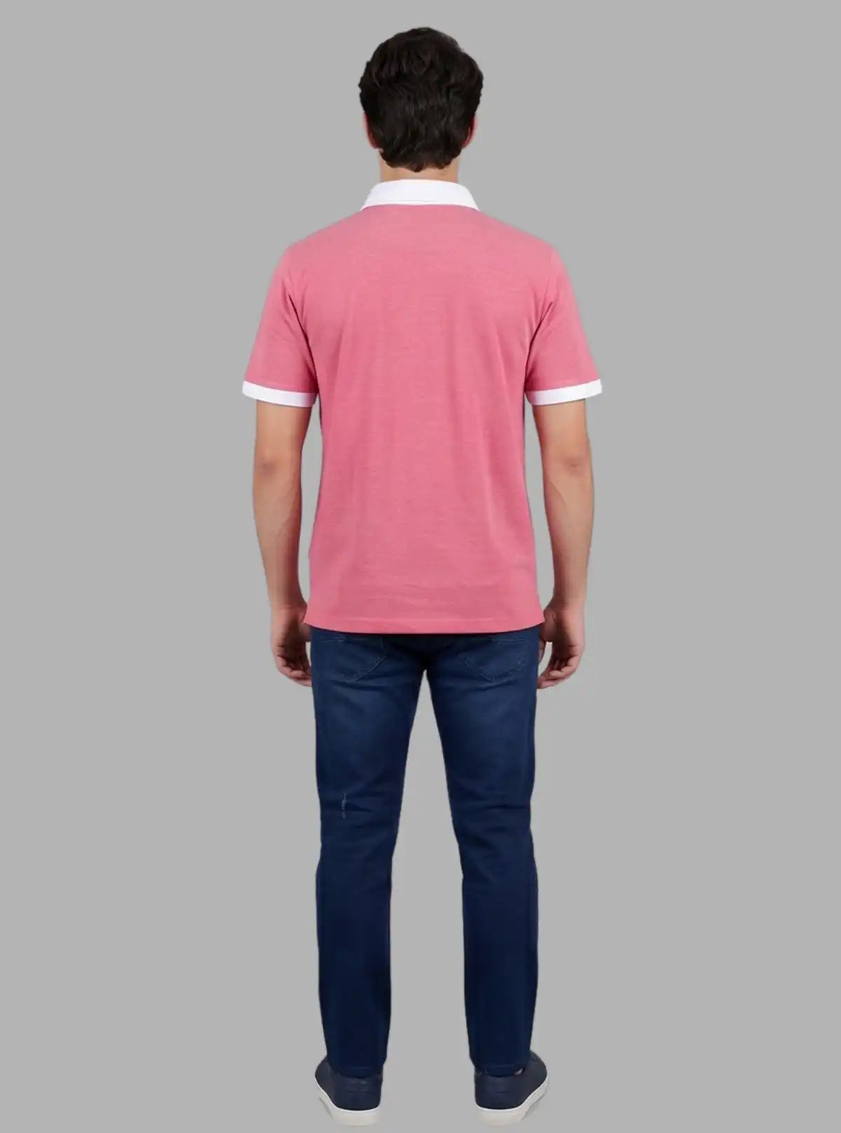 Fuchsia Melange Drill Polo Pique T-Shirt for Men – Boer and Fitch