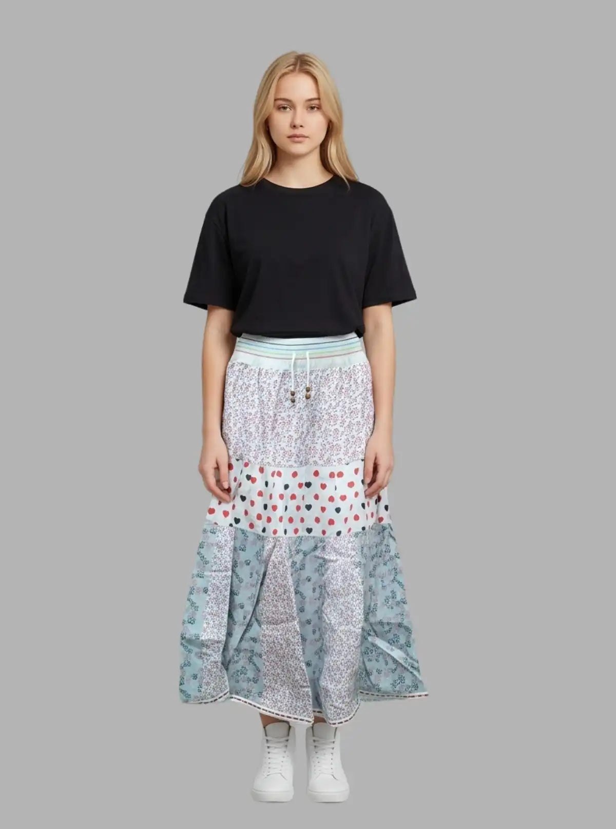Women’s Cut & Sew Long Skirt – Elegant & Versatile | Boer & Fitch
