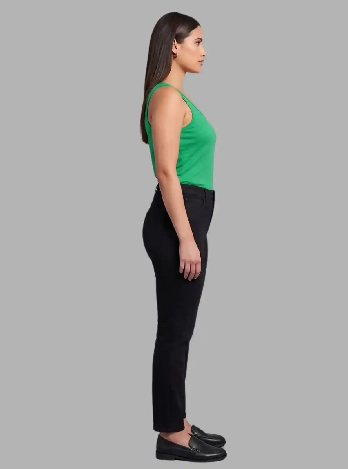 Women’s Solid Green Sleeveless Top – Boer and Fitch
