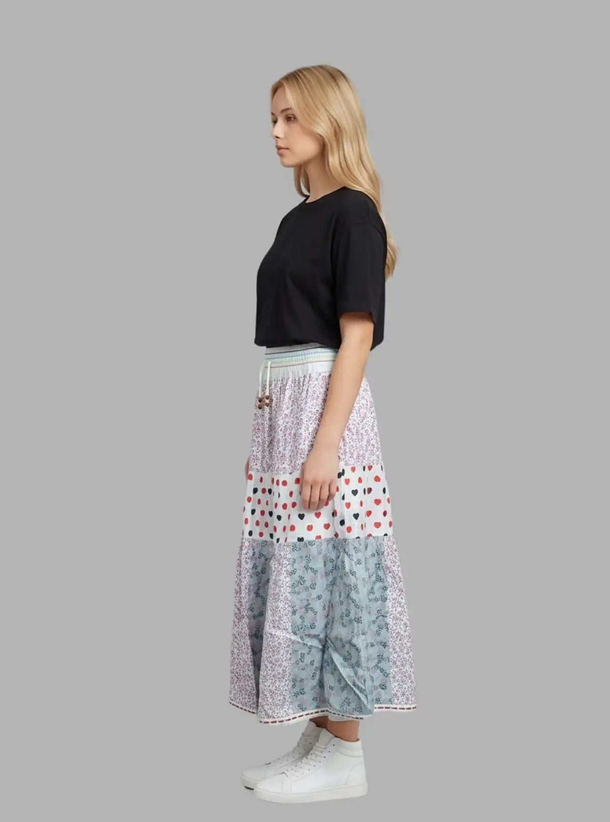 Women’s Cut & Sew Long Skirt – Elegant & Versatile | Boer & Fitch