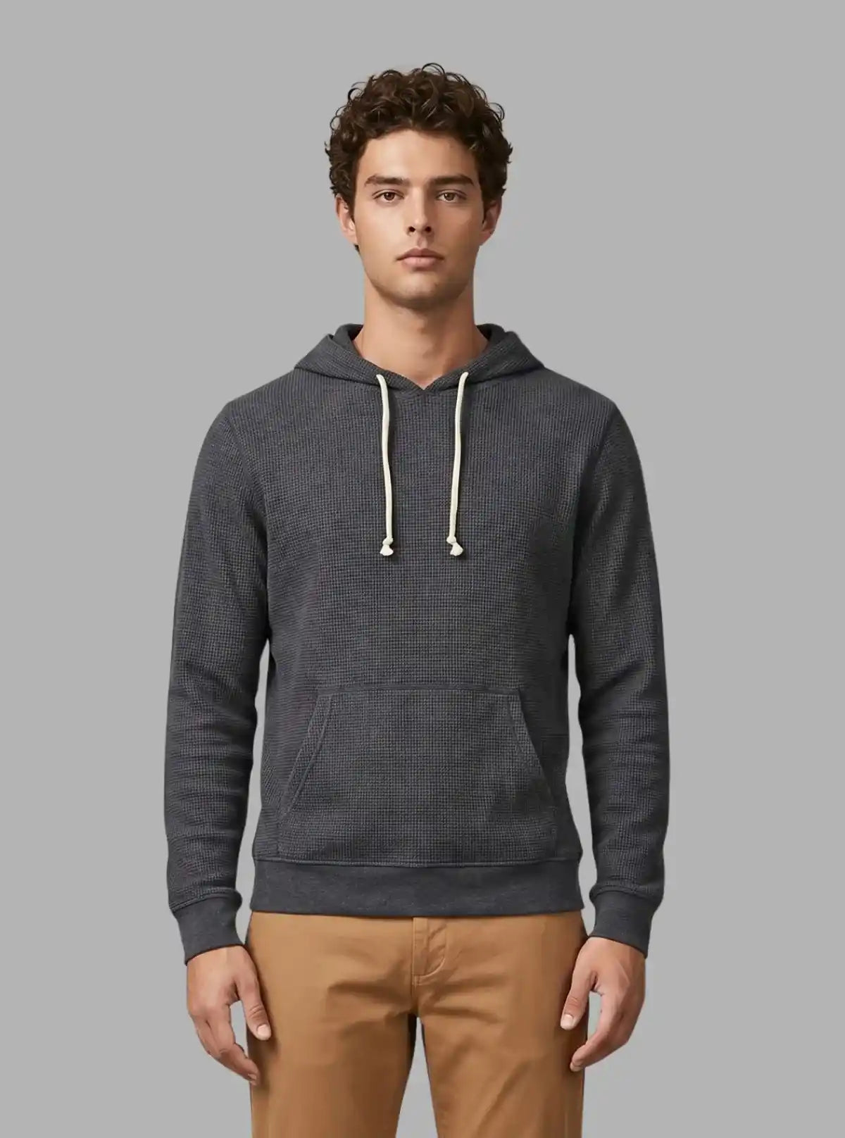 Men’s Black Garment Dyed Sweatshirt – Timeless Comfort & Urban Cool