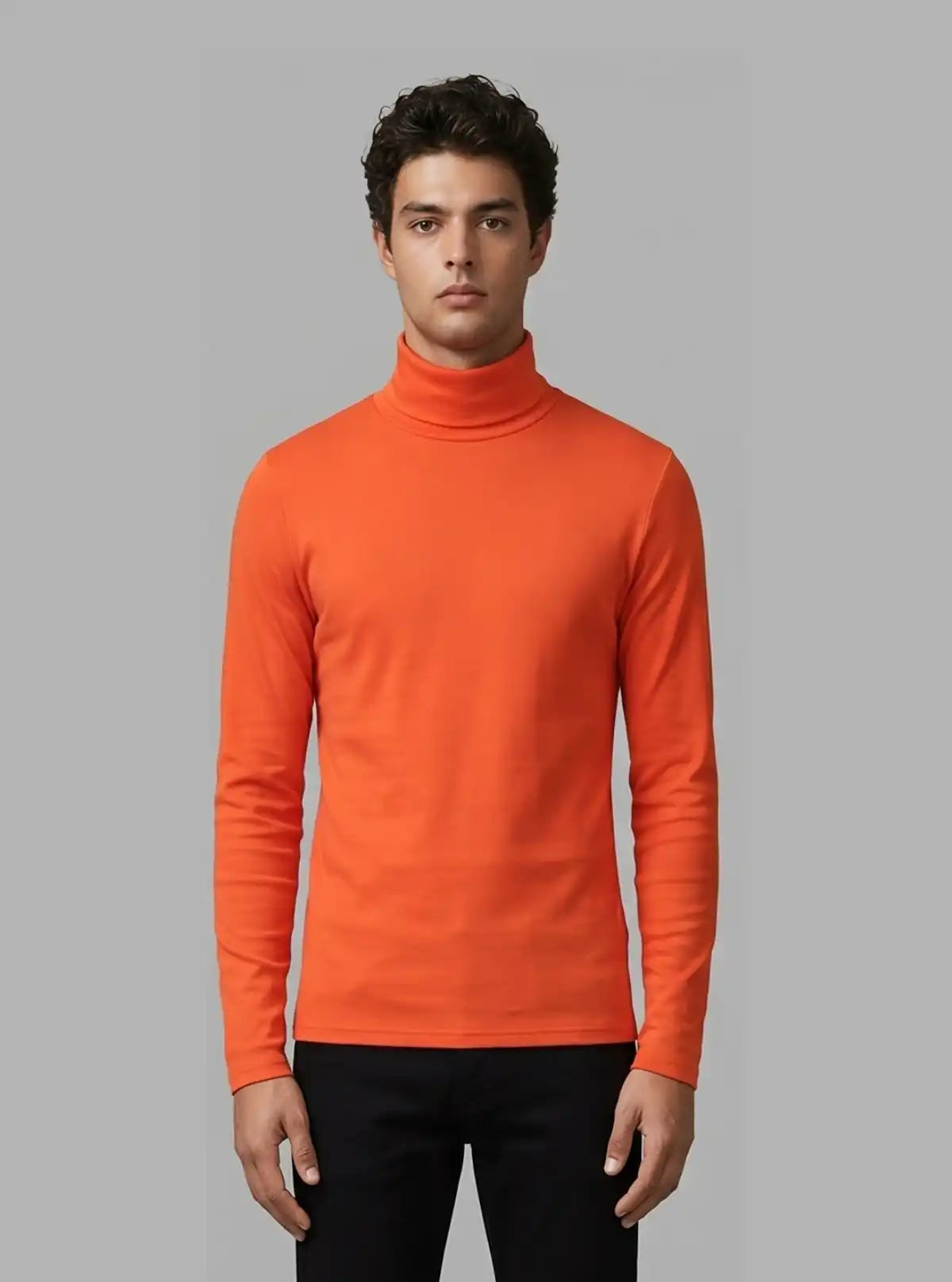 Persimmon Turtle Neck Sweatshirt – Boer and Fitch