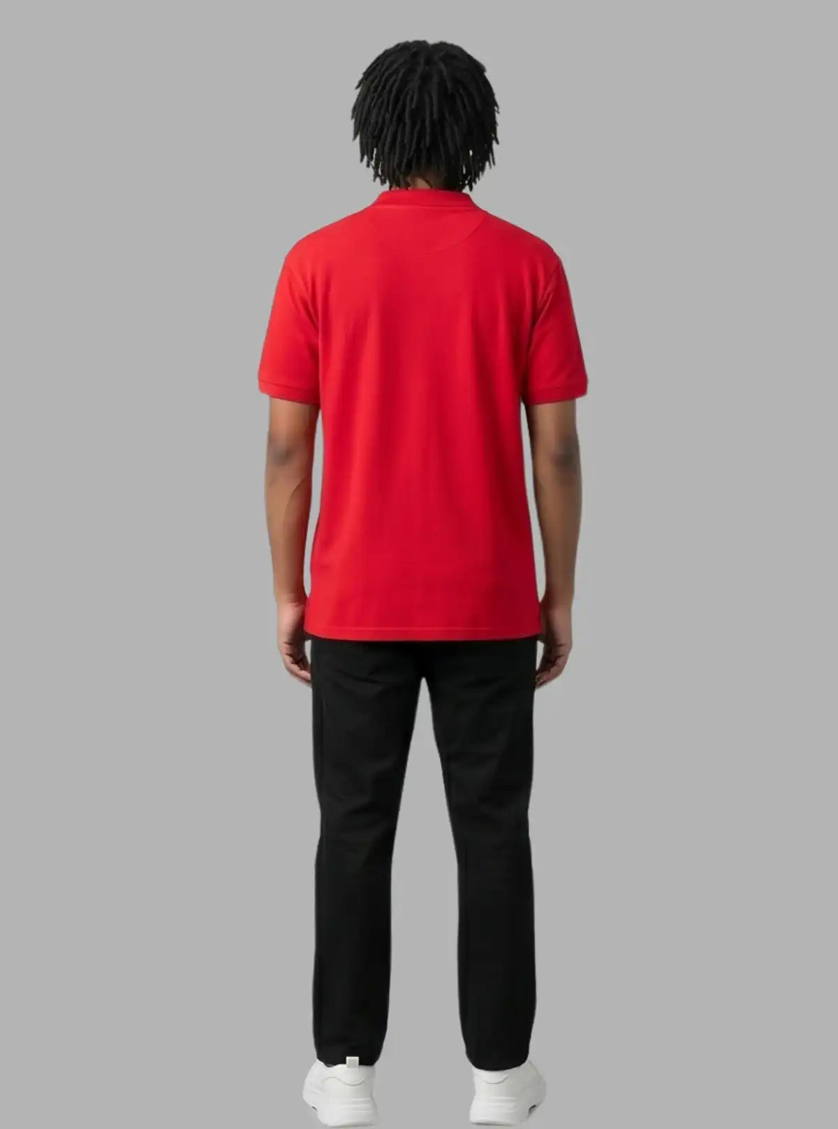 Boer and Fitch Essential Solid Red Polo Shirt for Men | 100% Cotton Pique