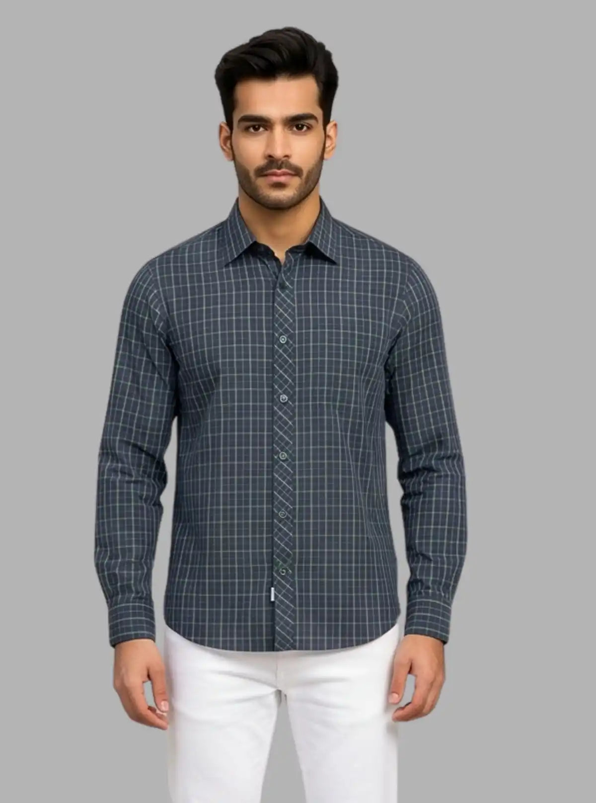 Classic Checked Slim Fit Full Sleeve Shirt for Men – Casual & Smart by Boer and Fitch